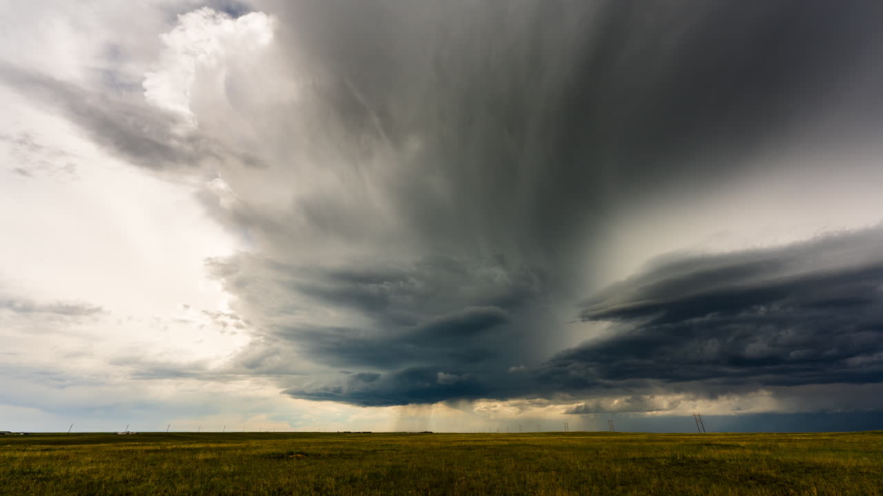 Overcast dramatic sky with storm clouds and moody atmosphere shaping a natural scene