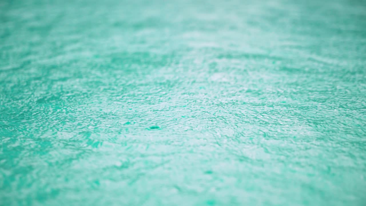 Close-up of Teal Water Surface