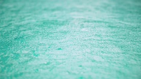 close-up of teal water surface