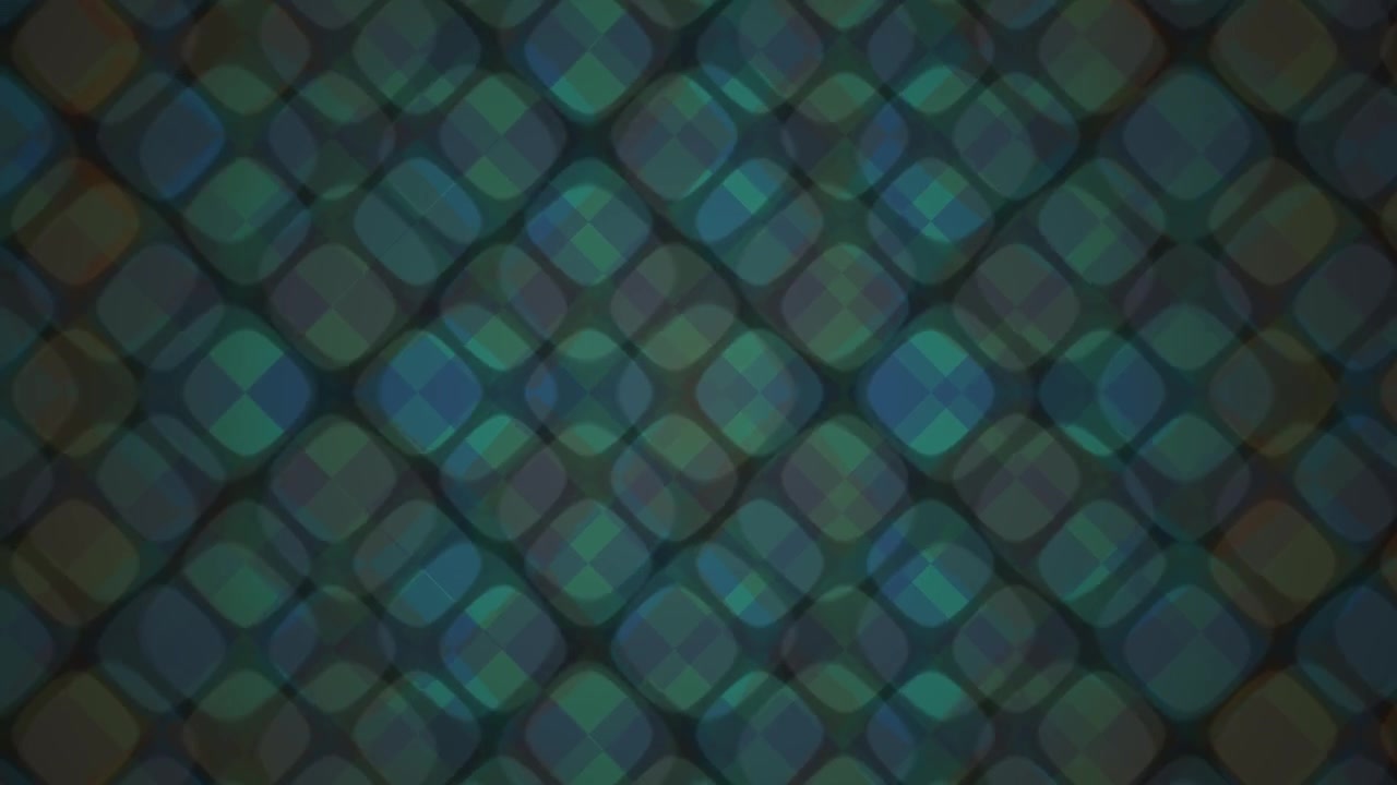 Abstract Motion Background with Pulsing Geometric Grid Pattern