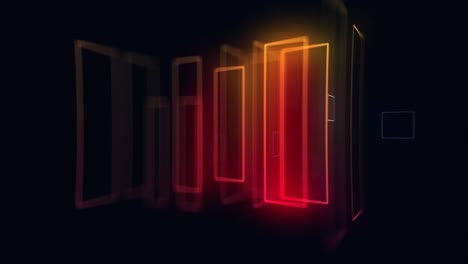 glow rectangles rotating themself