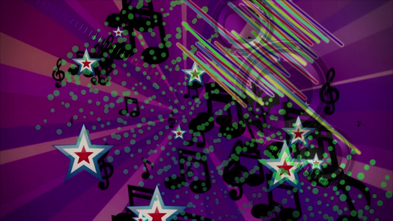 음악 스트럼 빈티지 vj 루프