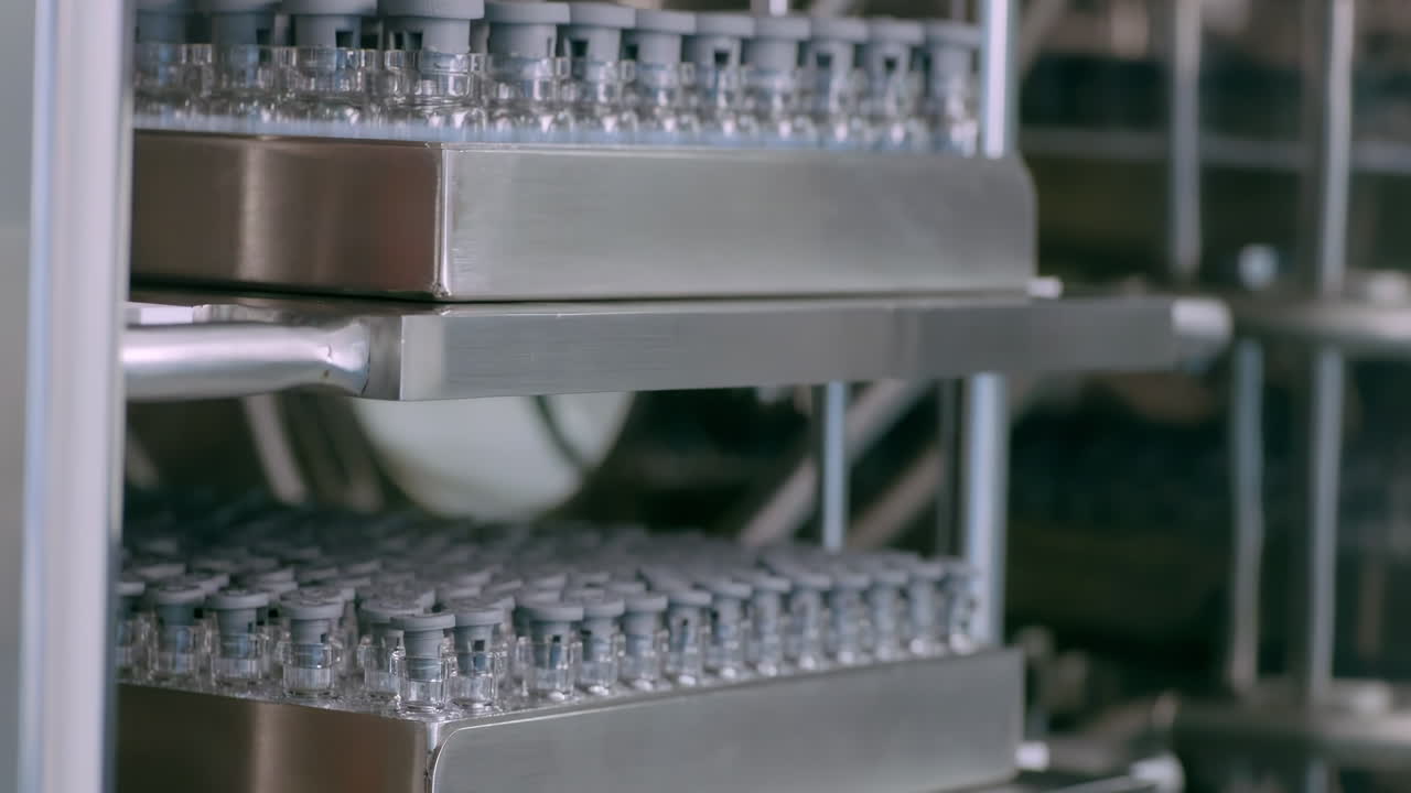 Scientist or lab assistant putting test tubes into machine for centrifuge blood and urine testing analyzing. Drug or vaccine development in professional biotechnology laboratory