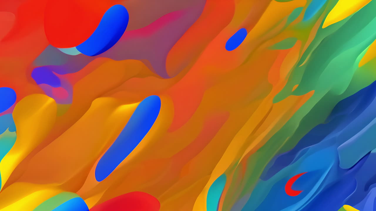 Vibrant Abstract Fluid Art Background