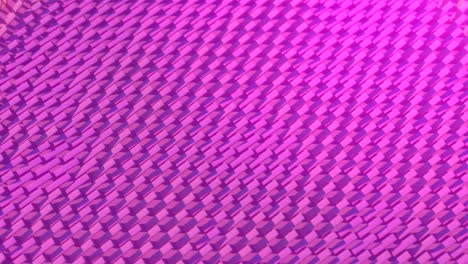 fondo abstracto de coloridos rectángulos giratorios. el color cambia dependiendo del ángulo de rotación. superficie de rectángulos. animación 3d de bucle sin costuras