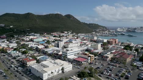 Philipsburg-Sint-Maarten-Hauptstadt-Stadtzentrum