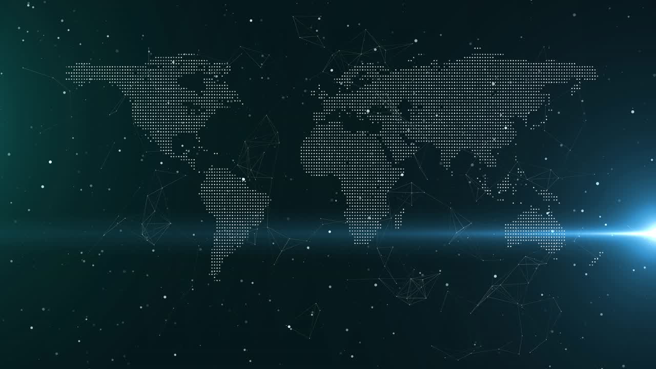 Futuristic cyber space globe background digital technology globe map concept studio background for