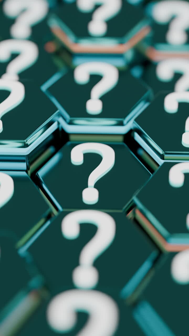 Signos de interrogación que representan problemas sin resolver y curiosidades.