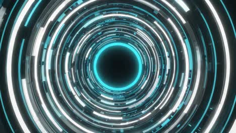 abstract circular tunnel