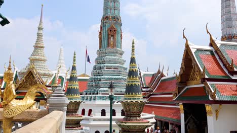 vibrant temple architecture in bangkok, thailand