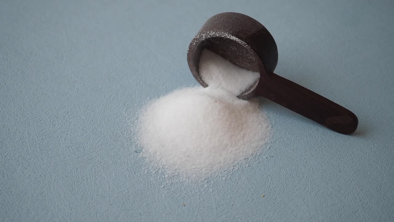 sal en una cuchara medida