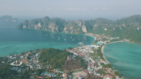 increíble cámara lenta imágenes de drones de las islas phi phi tailandia