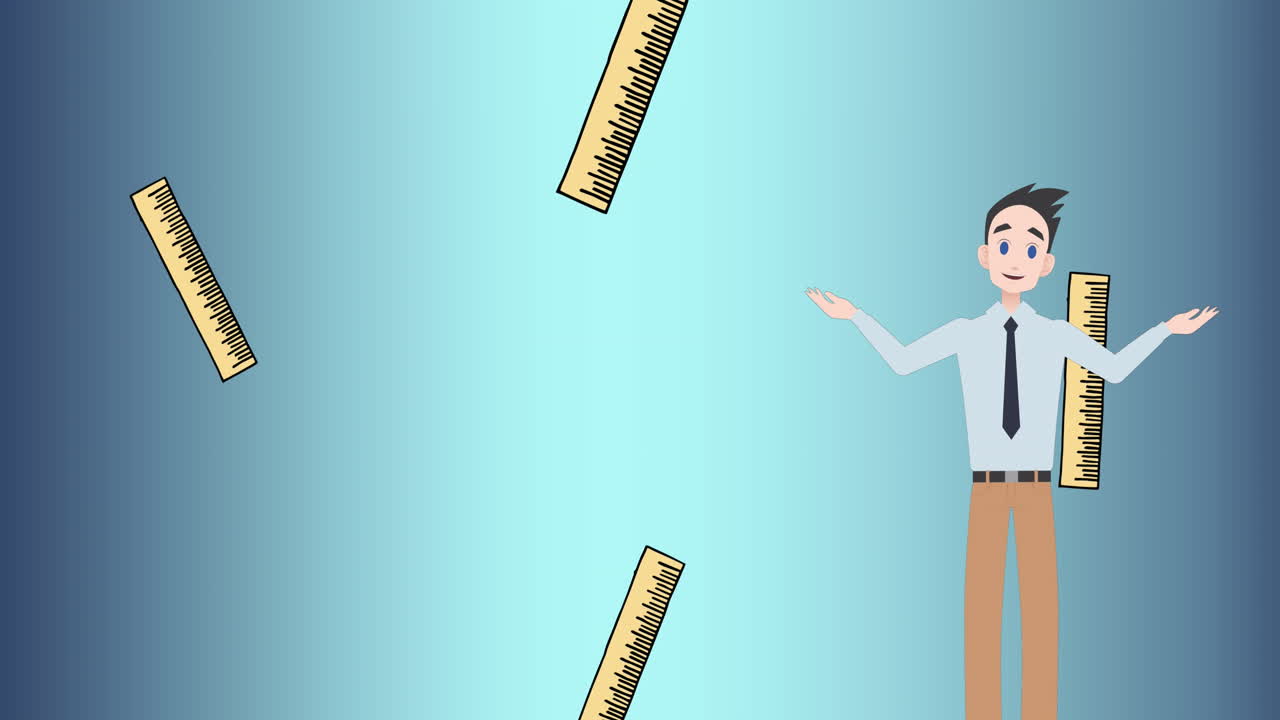 통치자 아이콘 을 통해 이야기 하는 사람 의 애니메이션