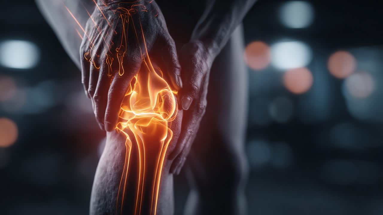 Exploring Knee Health: A Dynamic Visualization of Joint Anatomy and Function Through Lively 3D Illustrations Highlighting Pain and Movement Mechanics