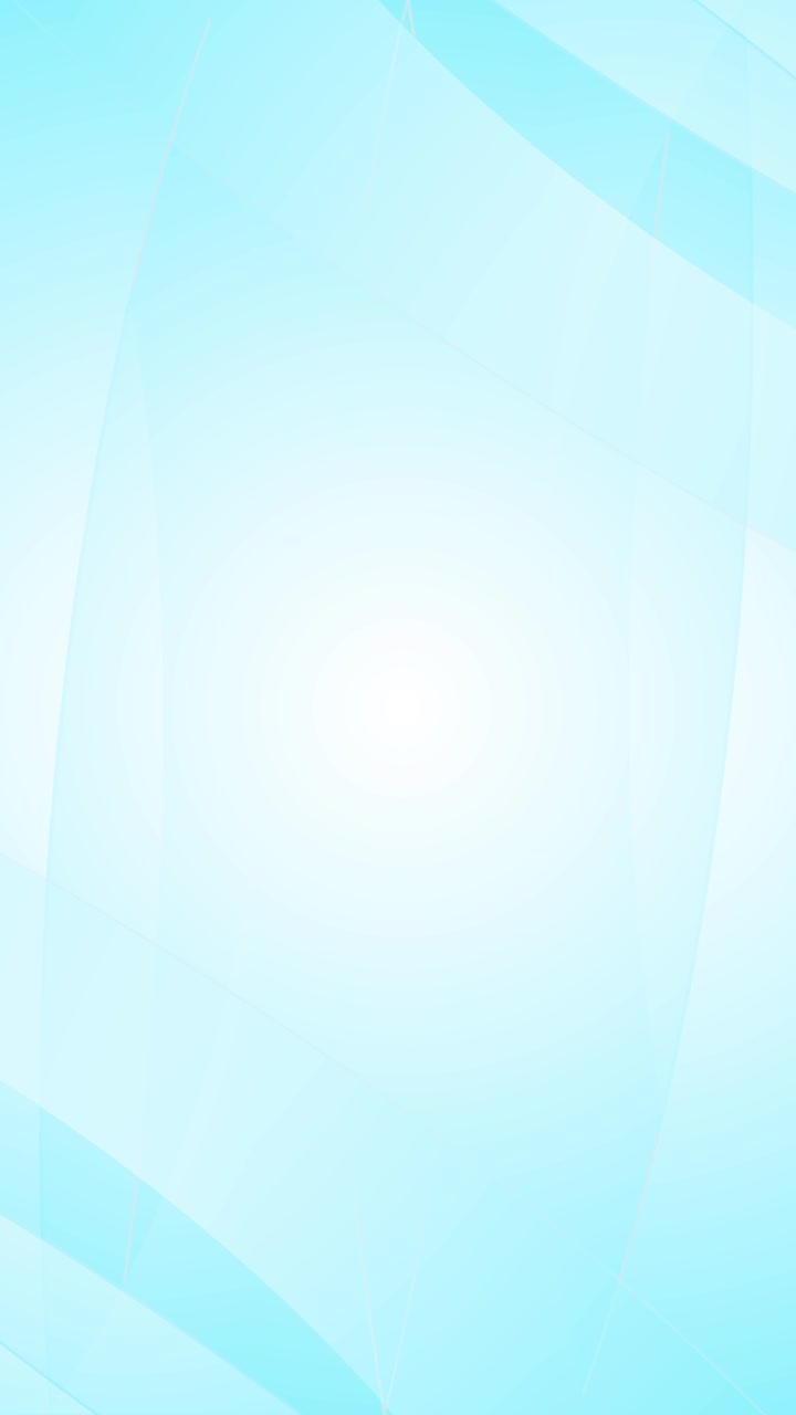 Visual poligonale minimale blu tenue, sfumature ciano, centro luminoso pulito, layout astratto per video aziendali