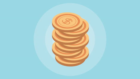 pila de monedas