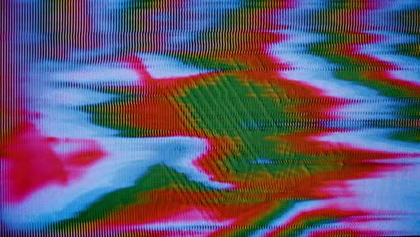 color static noise analog texture psychedelic pattern. animation