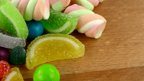 candy sweet jelly lolly and delicious sugar dessert