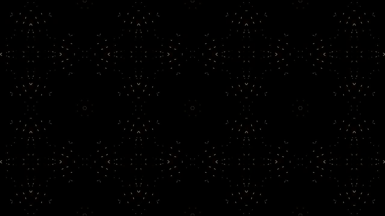 la textura de las bolas en bucle 3d, el fondo decorativo abstractamente adornado, el caleidoscopio hipnótico de moda.