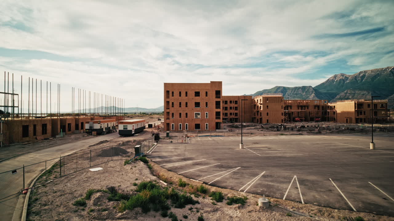 Apartment Building Under Construction