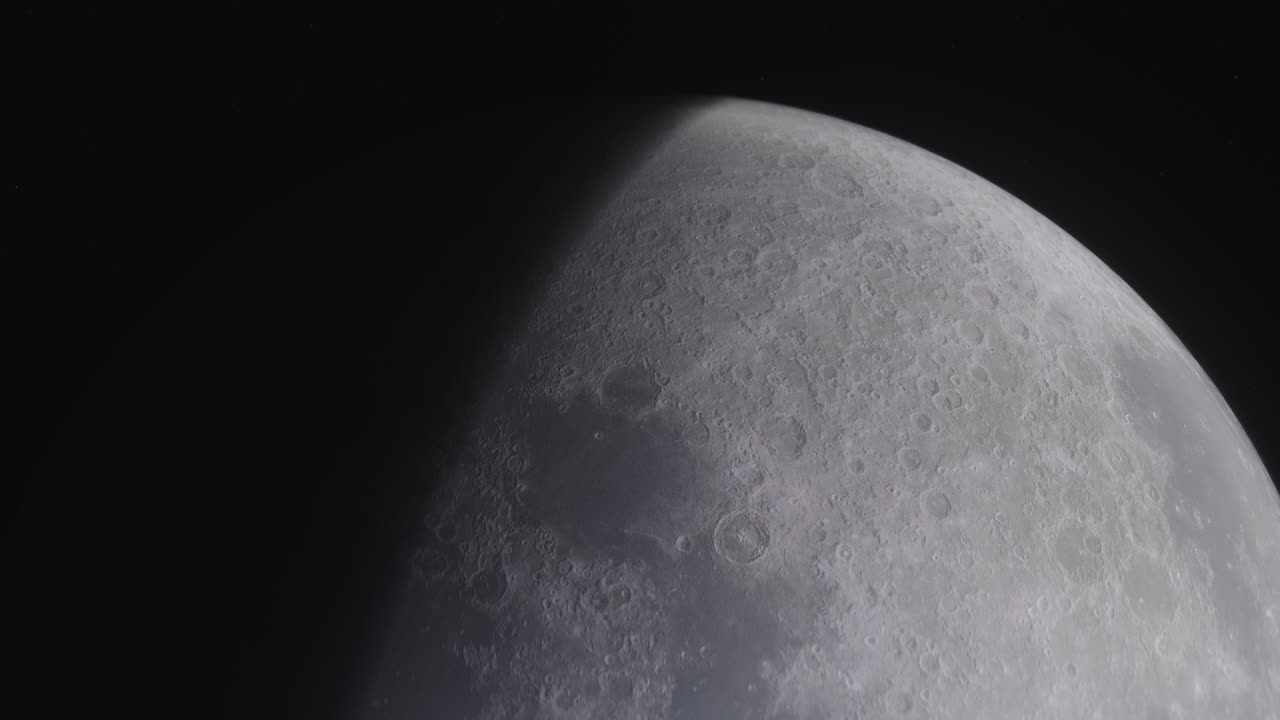 Moon vieved from Space