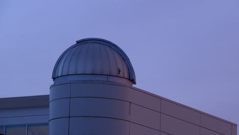 The dome of an astronomical observatory.