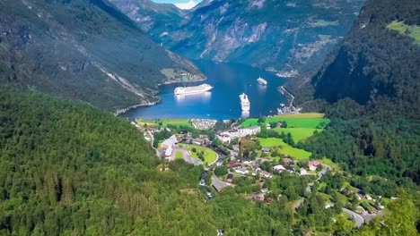 geiranger fjord, norway.