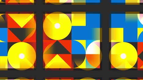 patrones geométricos abstractos y coloridos