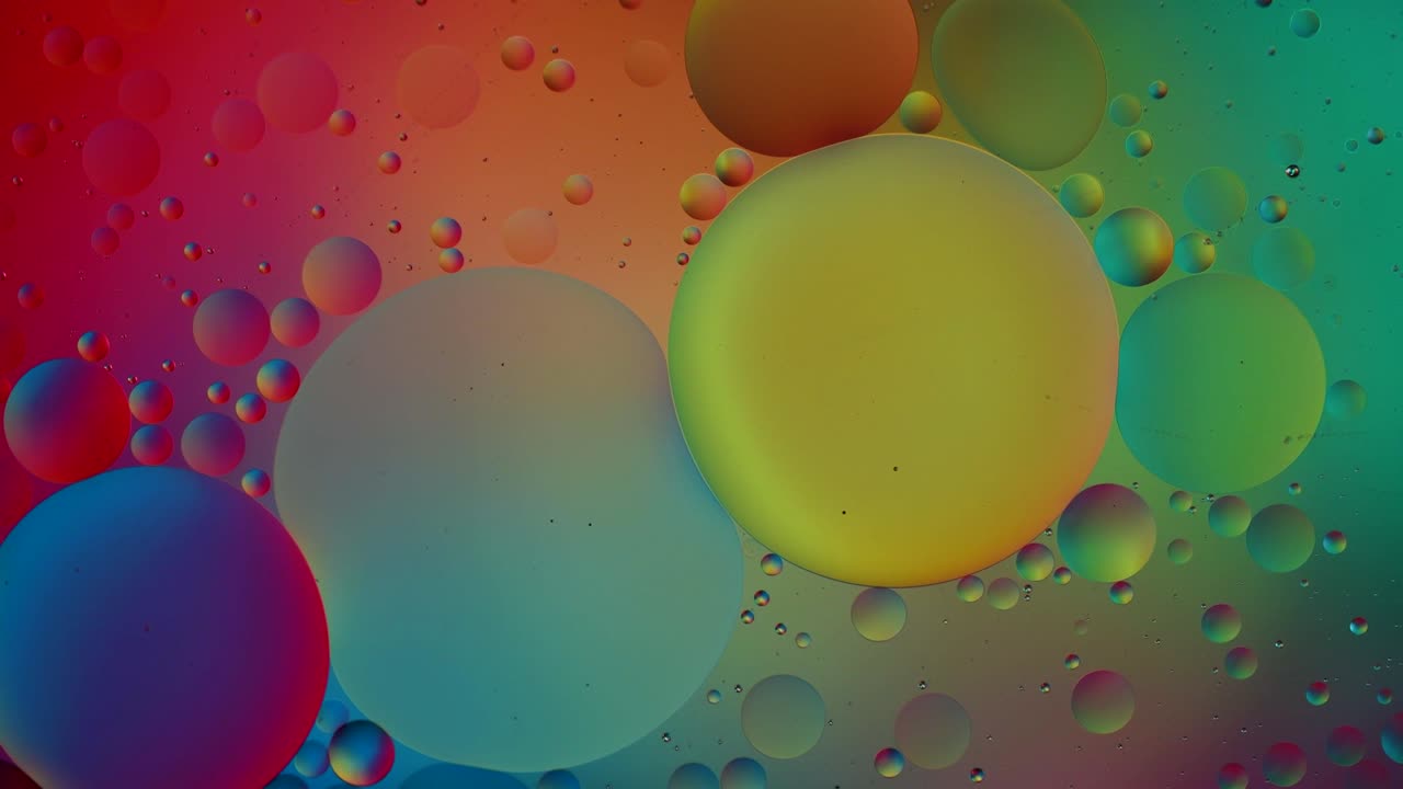 Abstract Colorful Bubbles