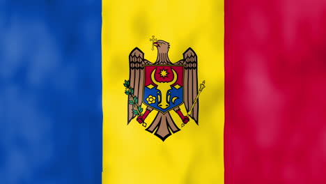 moldova flag background waving hd illustration, animation