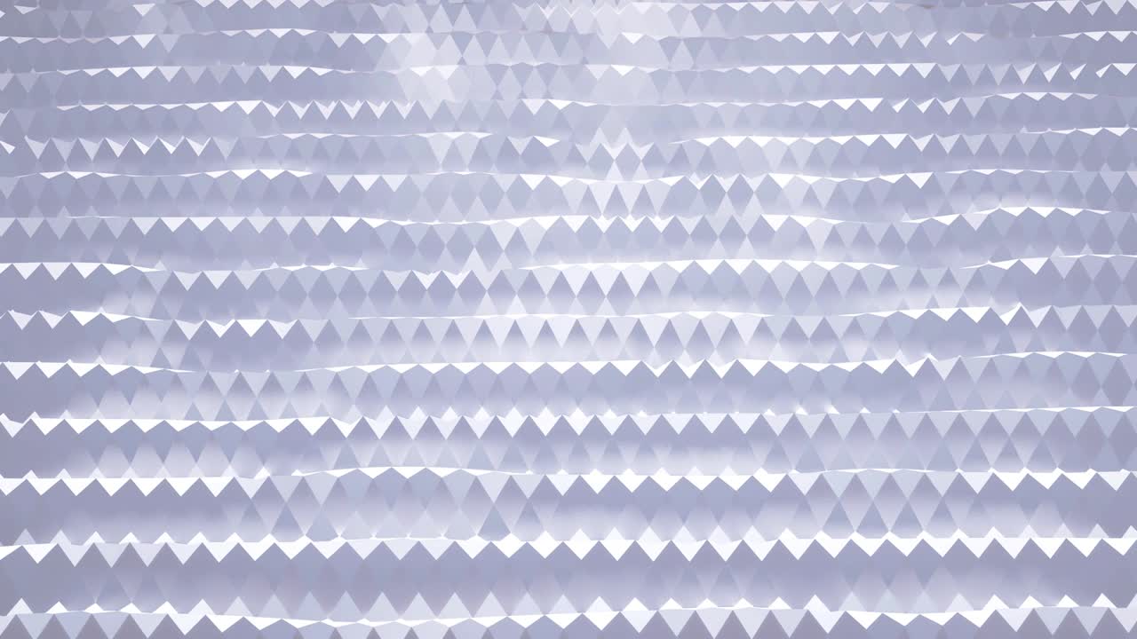 estilo blanco creativo abstracto bajo fondo poli en 4k. ondas abstractas se mueven en superficie brillante en bucle. animación suave y sin costuras. simple bg geométrico minimalista.