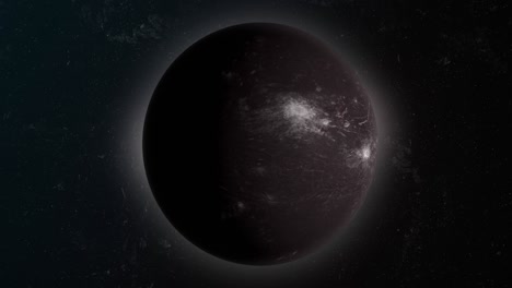 satélite ariel o urano i en el espacio exterior