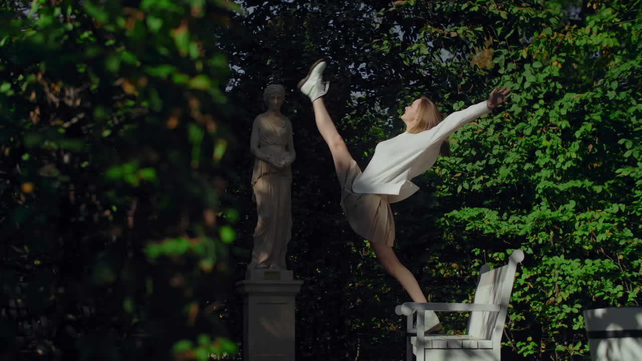 Woman Posing in a Garden
