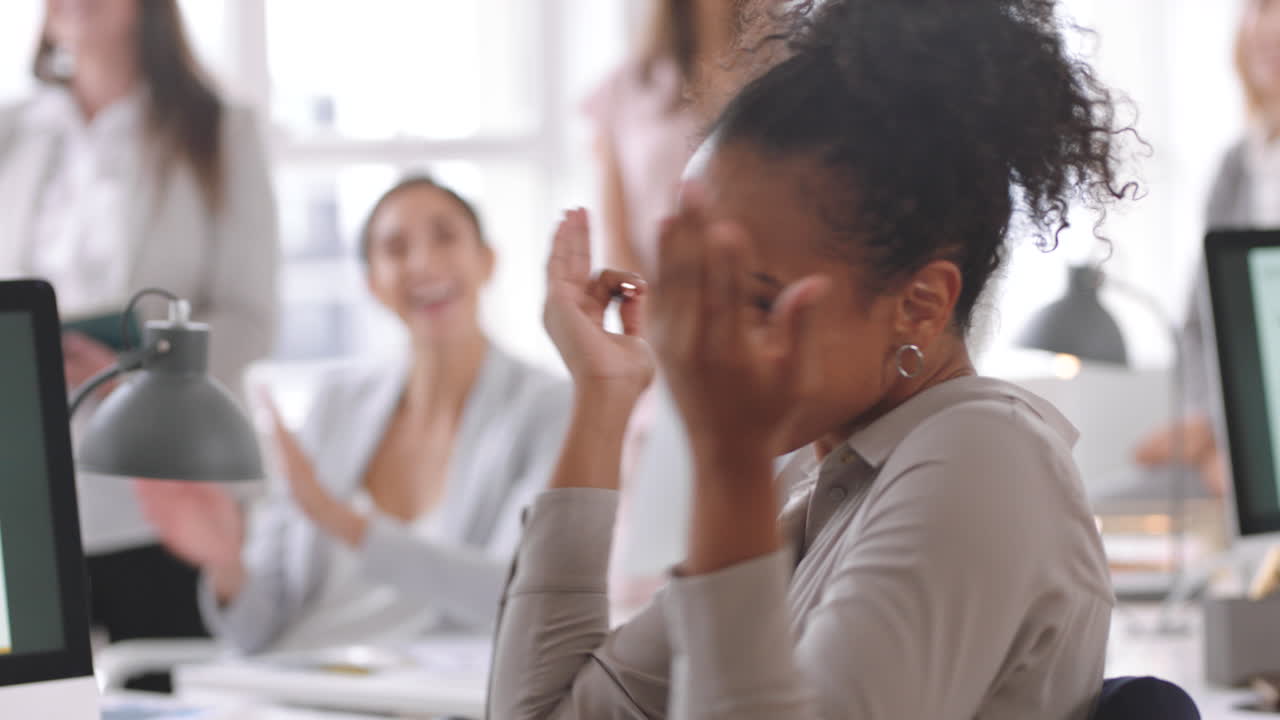 Grupo de mulheres, reunião de negócios.