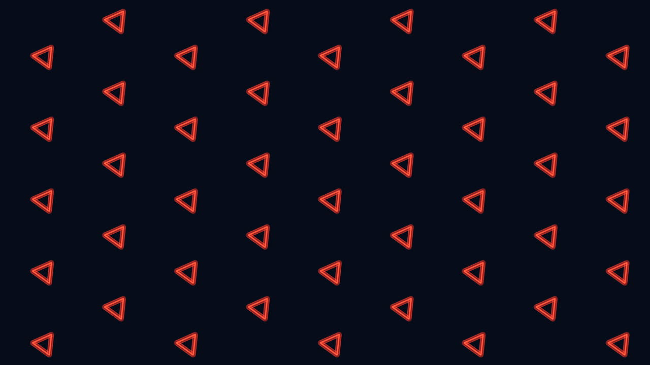 obra maestra geométrica triángulos azules en negro