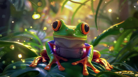 frog-wearing-headphones-looking-at-camera-made-with-generative-AI