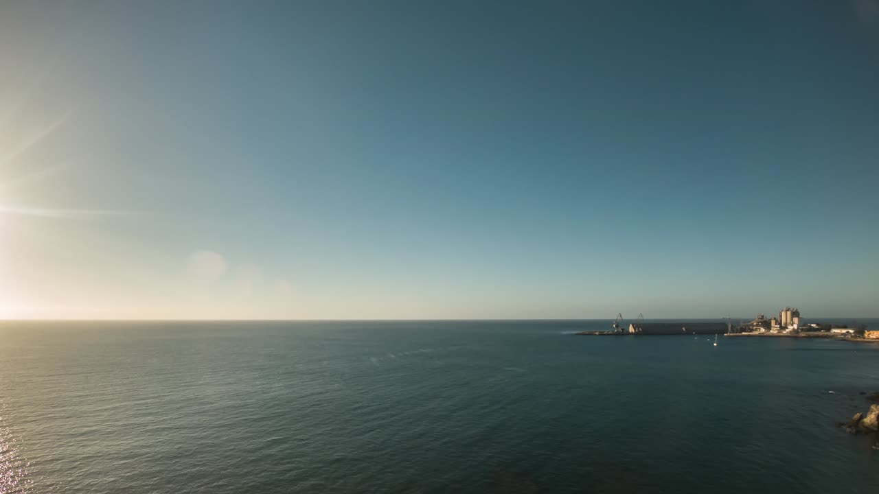 timelapse en la costa de españa, gran canaria