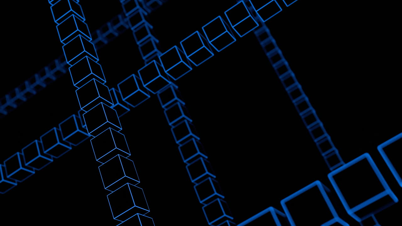 Abstract 3D Cubes Network