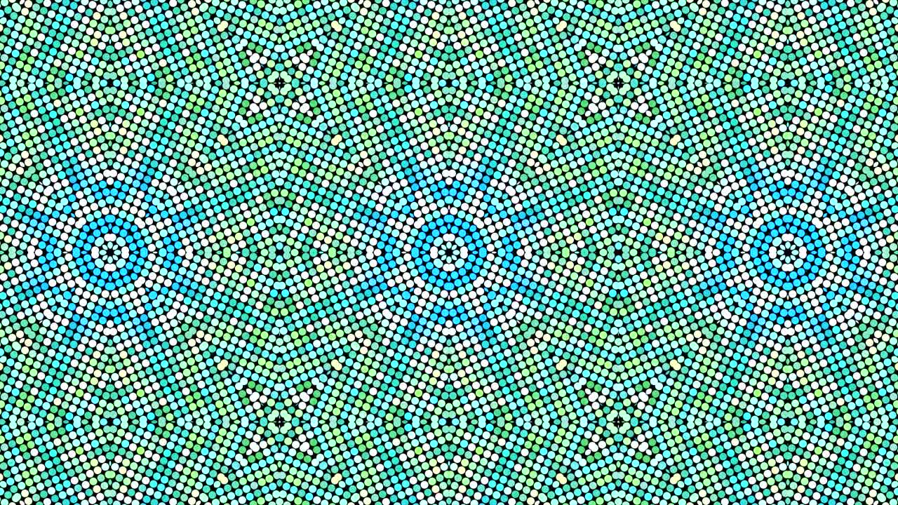 Moving kaleidoscope. 4K motion graphics