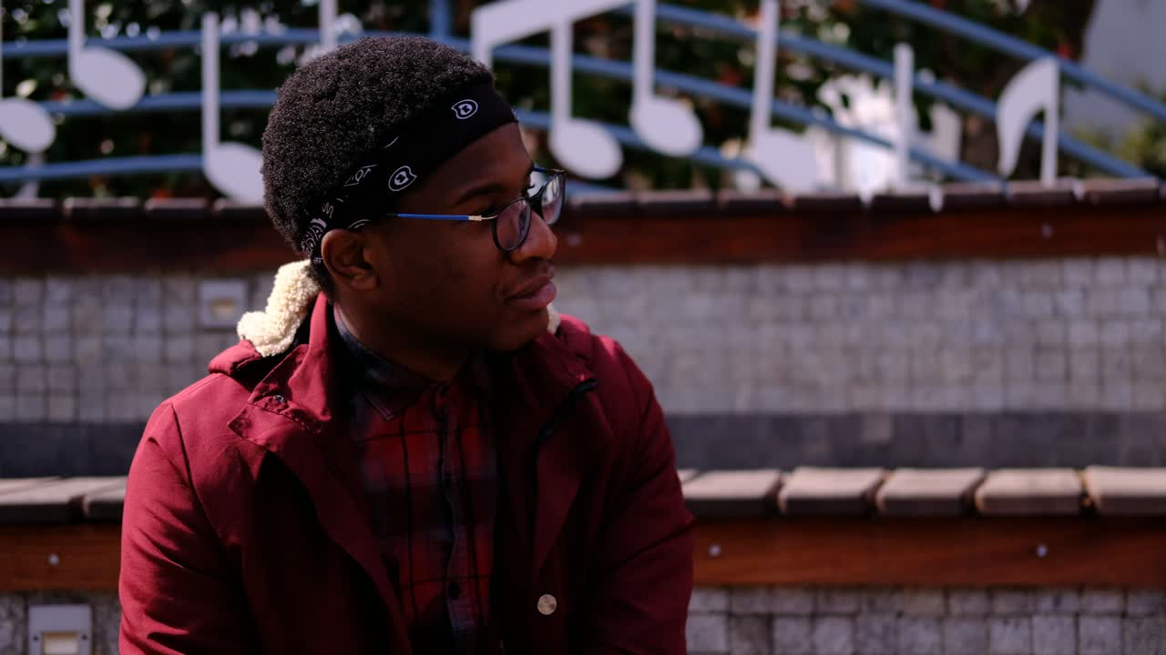 Black And White Man Frend Talking