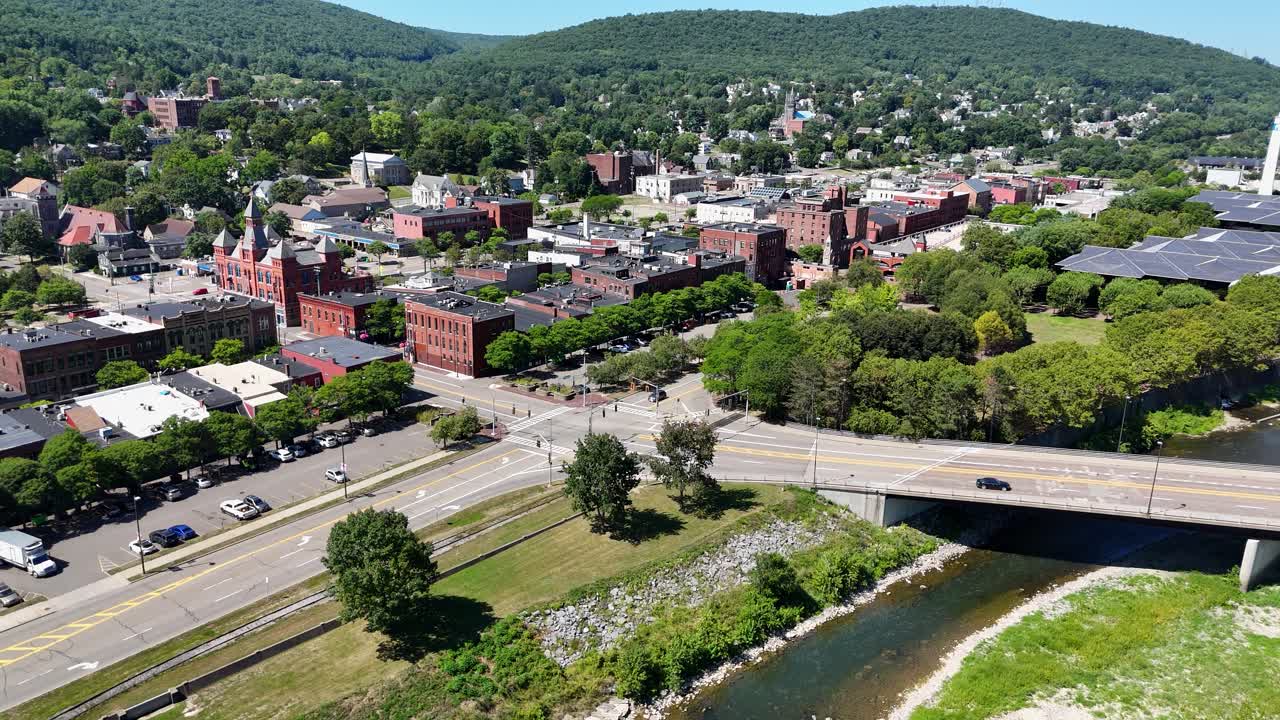 corning new york, aerial drone