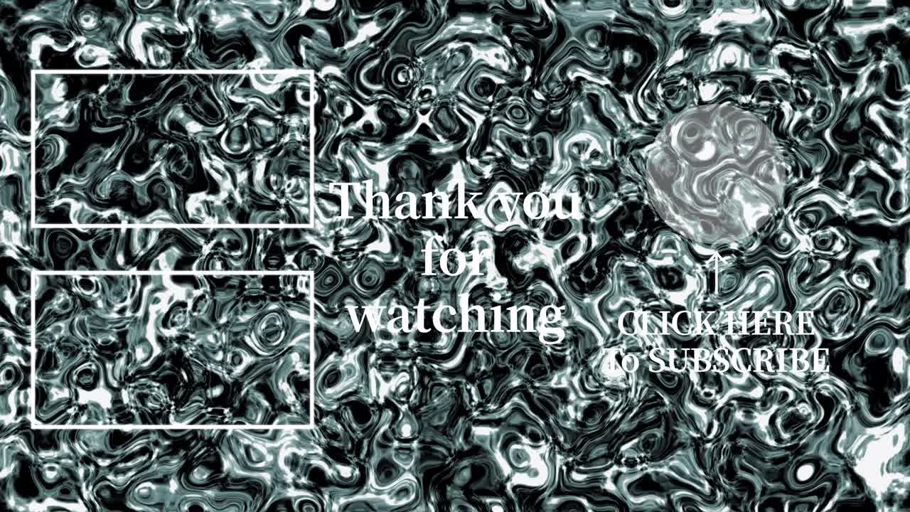 el metal líquido se mueve tarjeta final pantalla final gráficos de movimiento