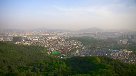 seoul skyline at sunset 02