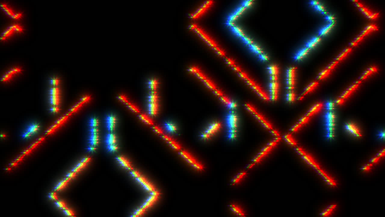 Colorful lines forming an abstract pattern, creating a vibrant visual display. It is an undefined image that showcases a fusion of various hues and shapes