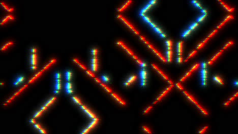 colorful lines forming an abstract pattern, creating a vibrant visual display. it is an undefined image that showcases a fusion of various hues and shapes