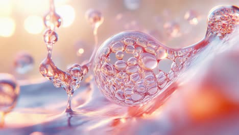 abstract water bubbles