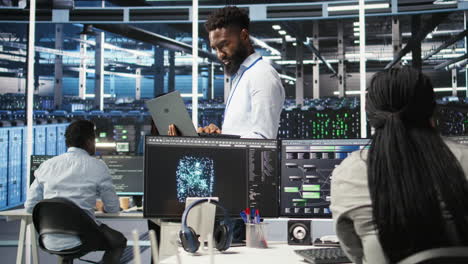 data center engineer does node tree programming to optimize resource allocation