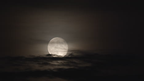 moon in the night sky