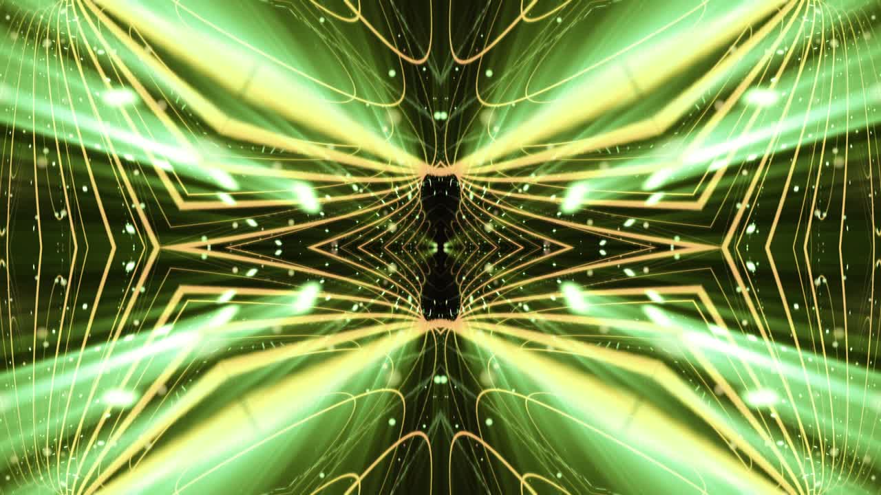 el colorido ciclo de animación de fondo de la línea caleidoscópica