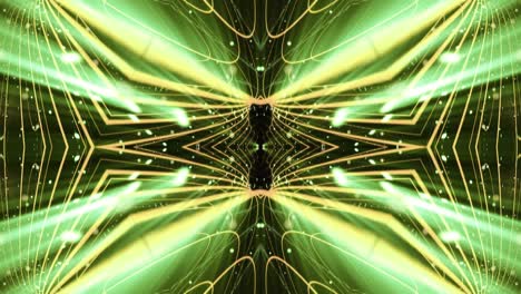 el colorido ciclo de animación de fondo de la línea caleidoscópica